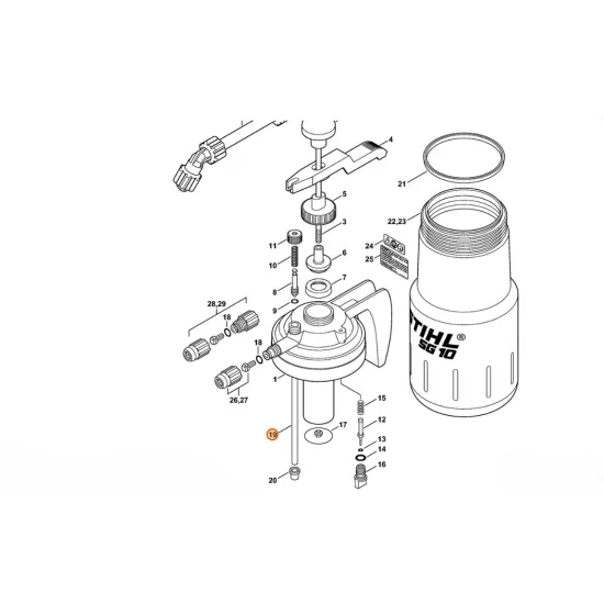 STIHL  Rura ssąca 4247 708 3500